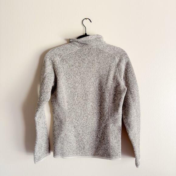 Patagonia Oatmeal Cream Quarter Zip Better Sweater Fleece Pullover Jacket Small - Picture 6 of 7